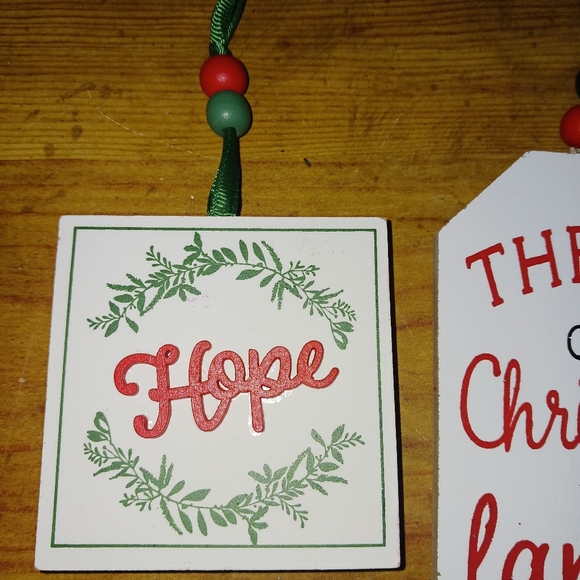 Set of 2 new Christmas ornaments - Picture 3 of 3